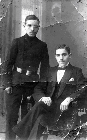 Борис Цейтлин с братом Афанасием