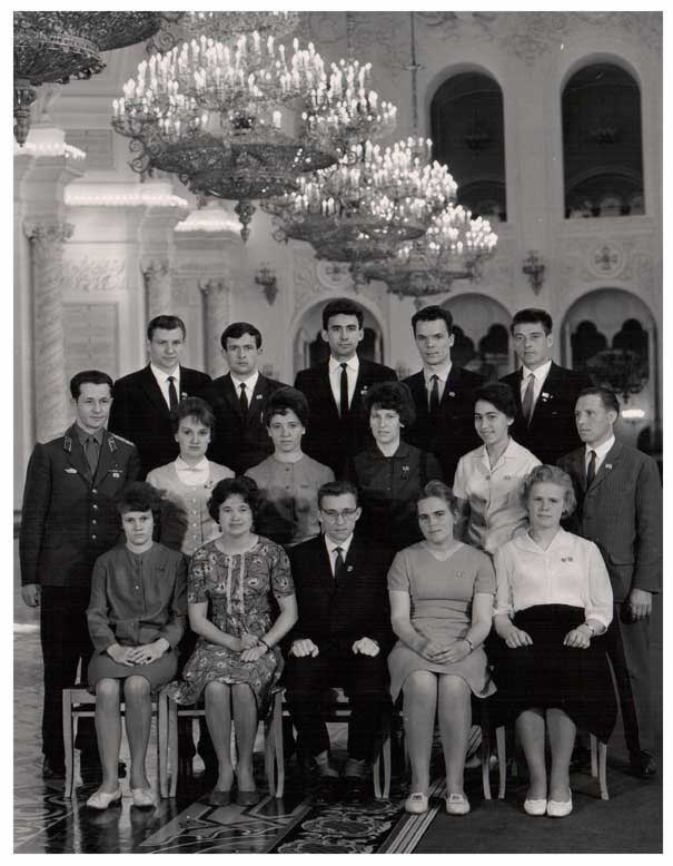 Смоленская делегация на XV съезде ВЛКСМ. Май 1966г.