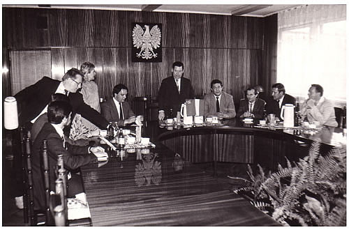 Встреча советской делегации в Честоховском воеводстве (Польша)